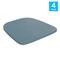 Flash Furniture 4PK Teal-Blue Poly Resin Seats for Stools & Chairs, 4PK 4-JJ-SEA-PL01-CB-GG - alternate 9